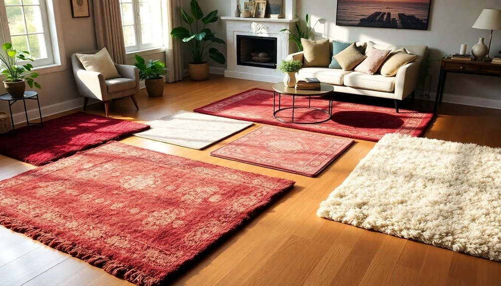 choosing warm area rugs