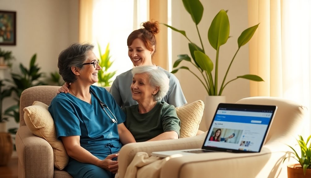 hands on caregiving practice