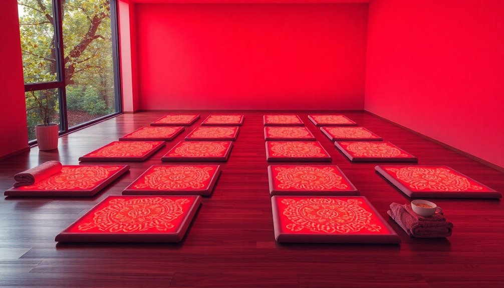 red light therapy mats