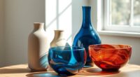 stylish vases and bowls