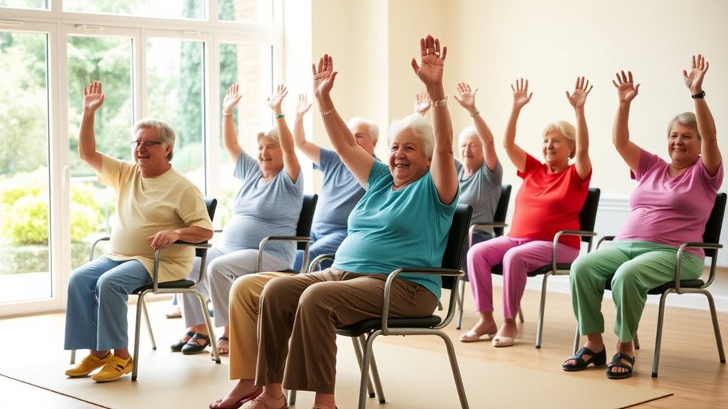 chair workouts enhance senior fitness