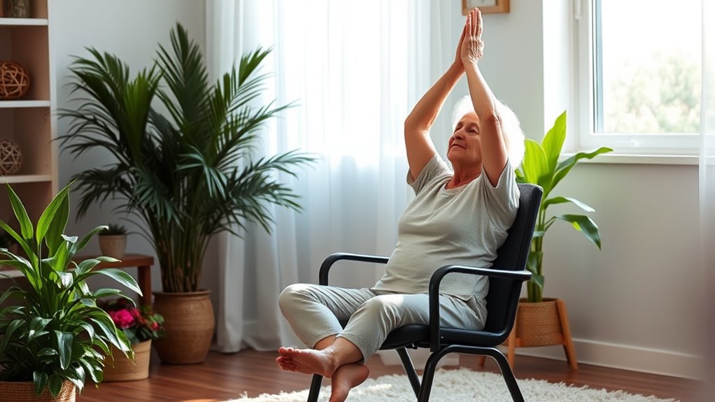 chair yoga enhances senior wellbeing