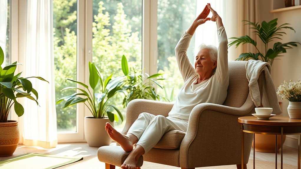 chair yoga enhances senior wellbeing