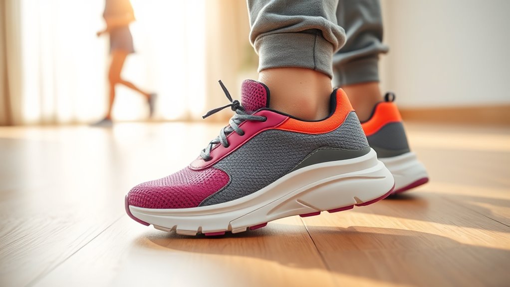 cushioning supports senior footwear