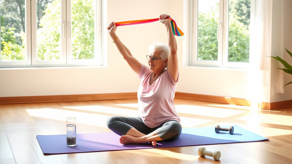 enhance fitness with stretch bands
