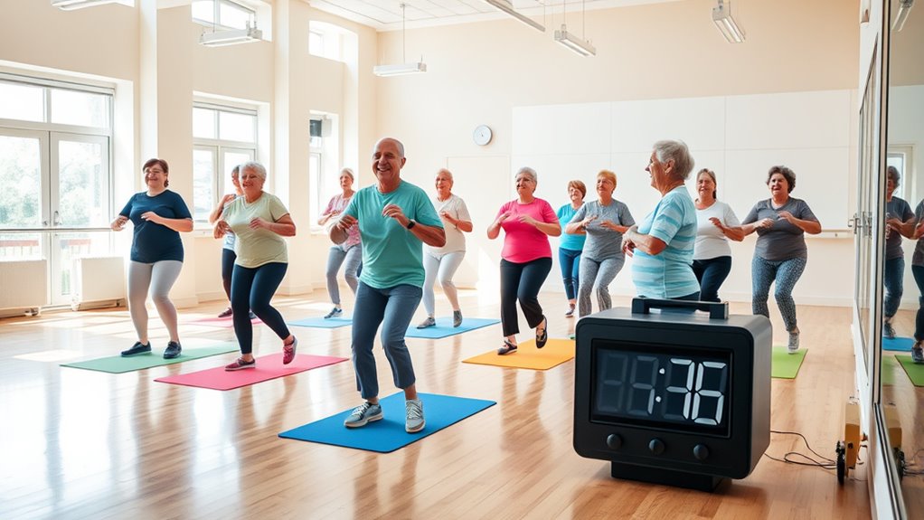 establishing regular exercise routine