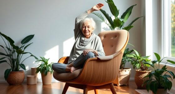 gentle chair yoga stretches