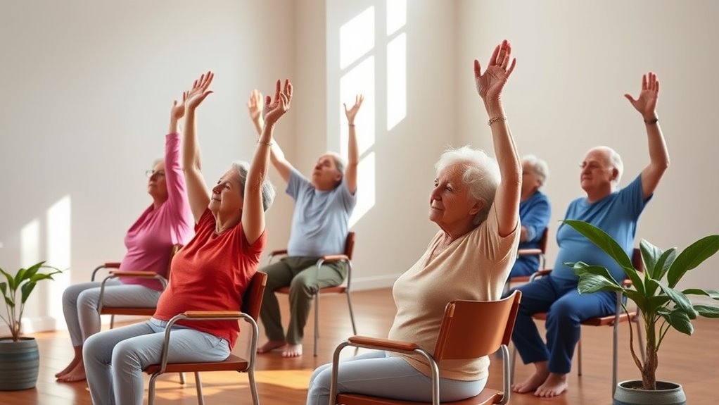 gentle yoga chair exercises