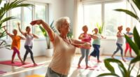 gentle yoga stretches for seniors