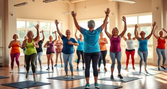 heart pumping senior aerobics classes
