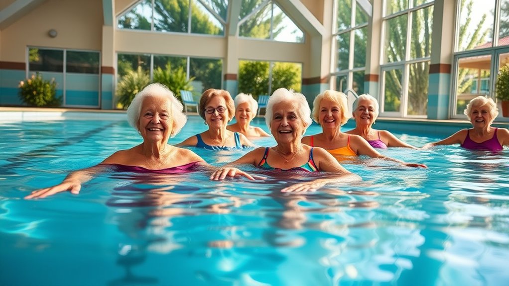 heated indoor swimming pool