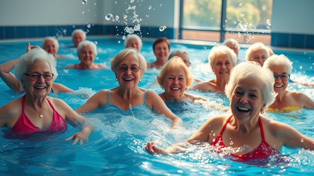 mental health benefits aquatic exercise
