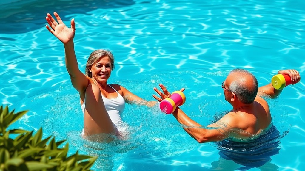 pool exercises for strength
