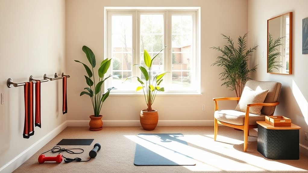 safe and effective workout space