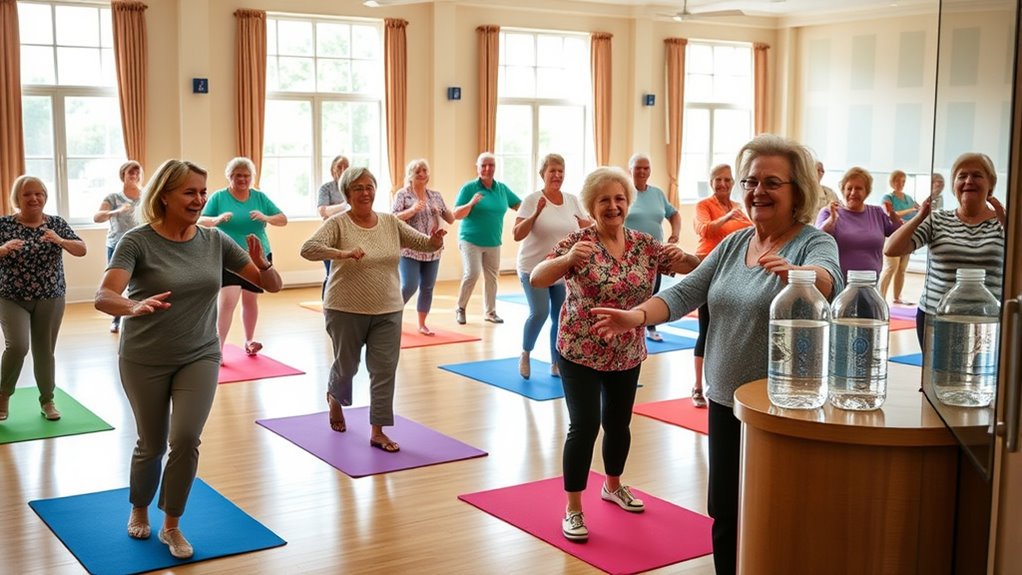 safe exercise without obstacles
