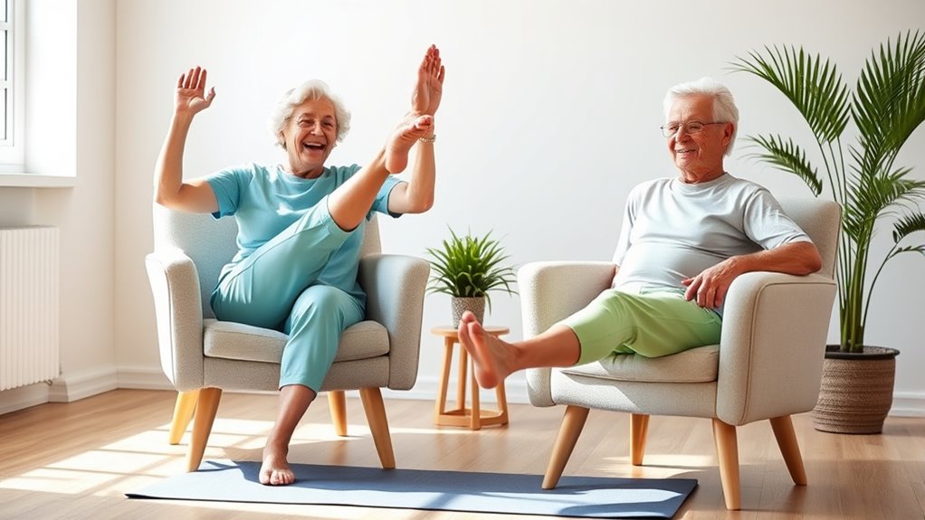 seated exercises promote health