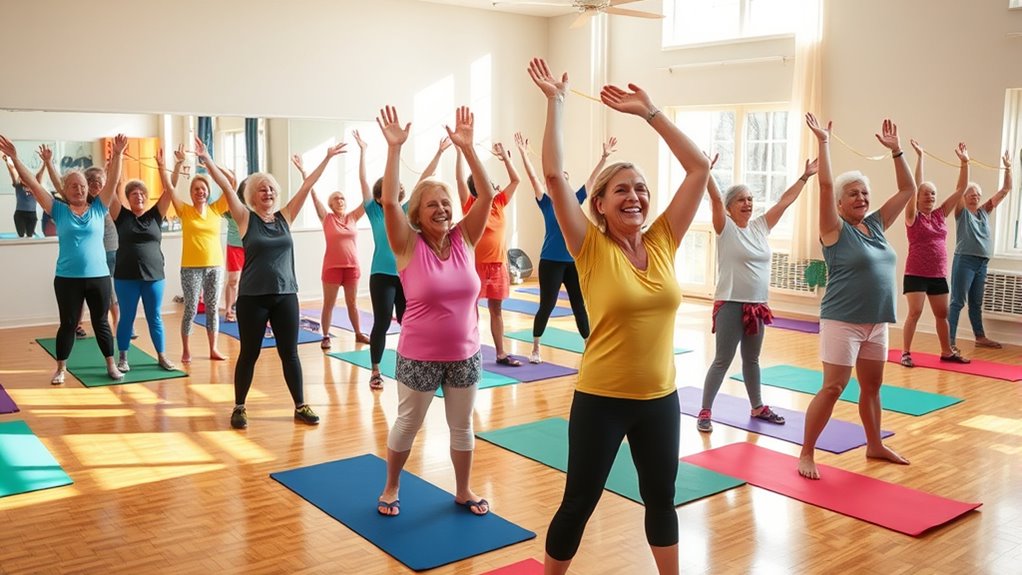 senior aerobics warm up benefits