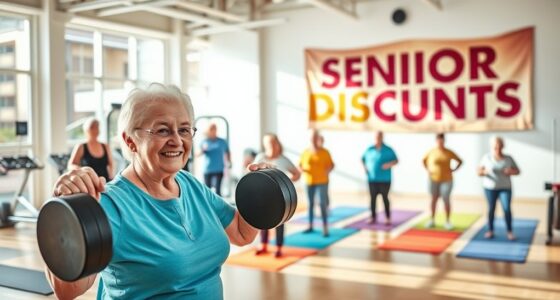 senior friendly gym discounts available