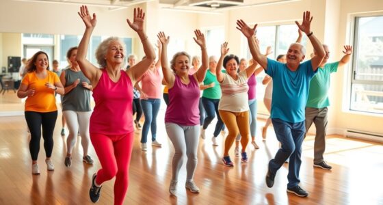 seniors enjoy zumba classes