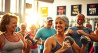 seniors start weight training
