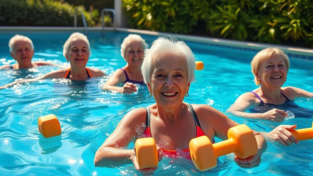 water aerobics improve heart health