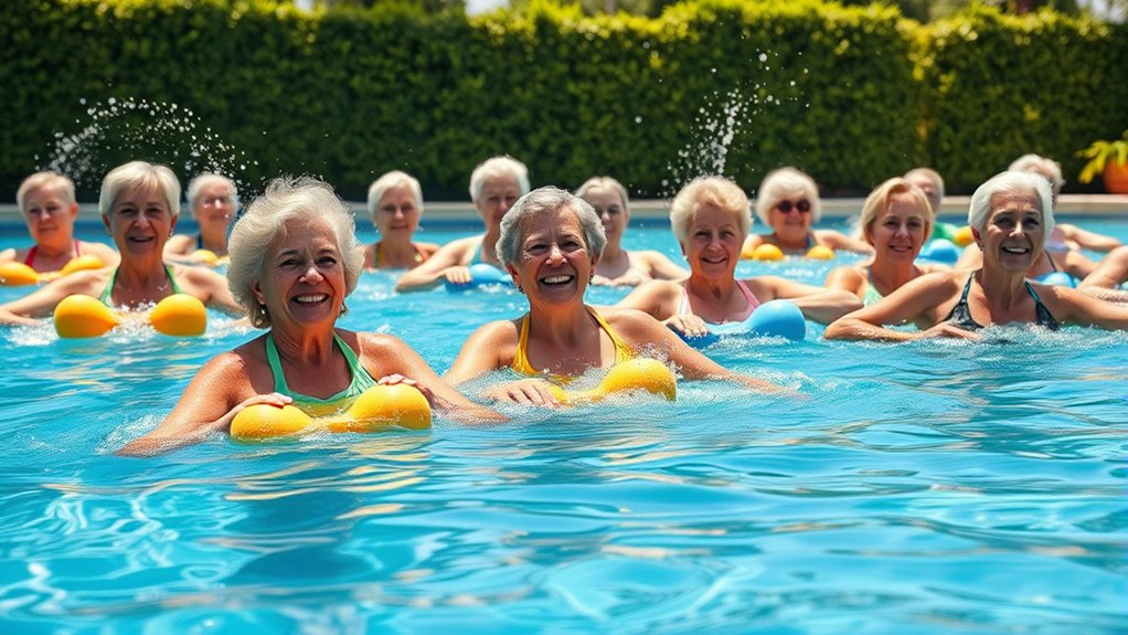 water exercise for seniors