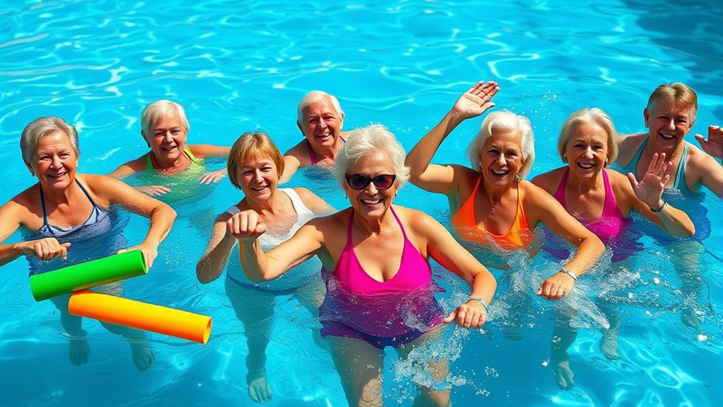 water fitness promotes senior health