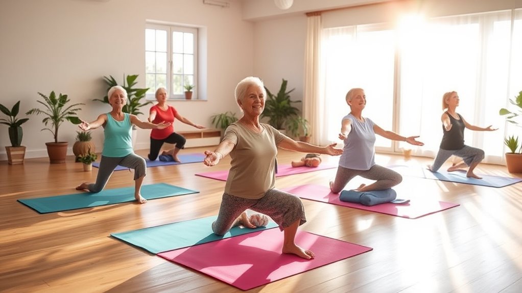 yoga enhances senior wellbeing