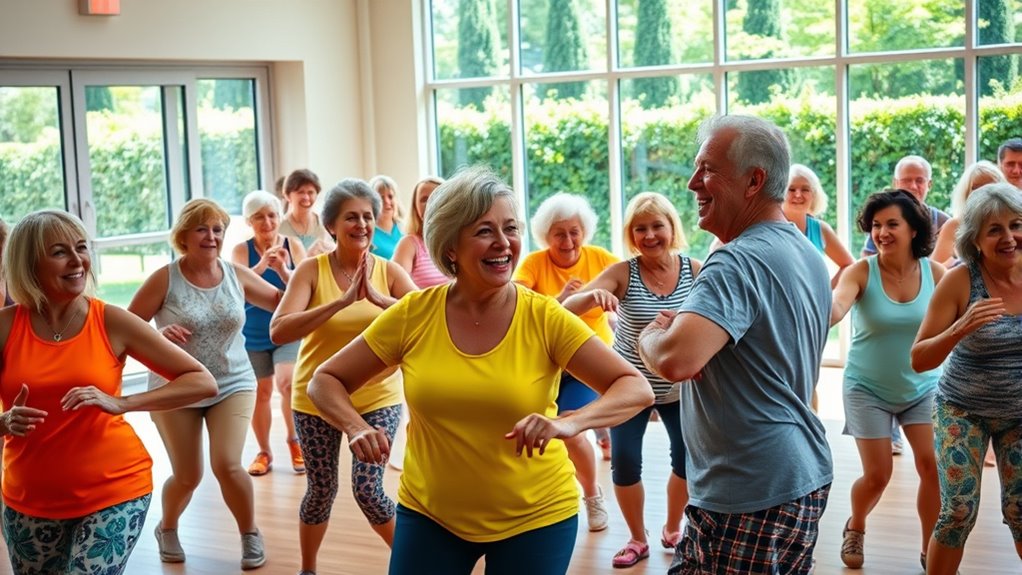 zumba promotes senior fitness