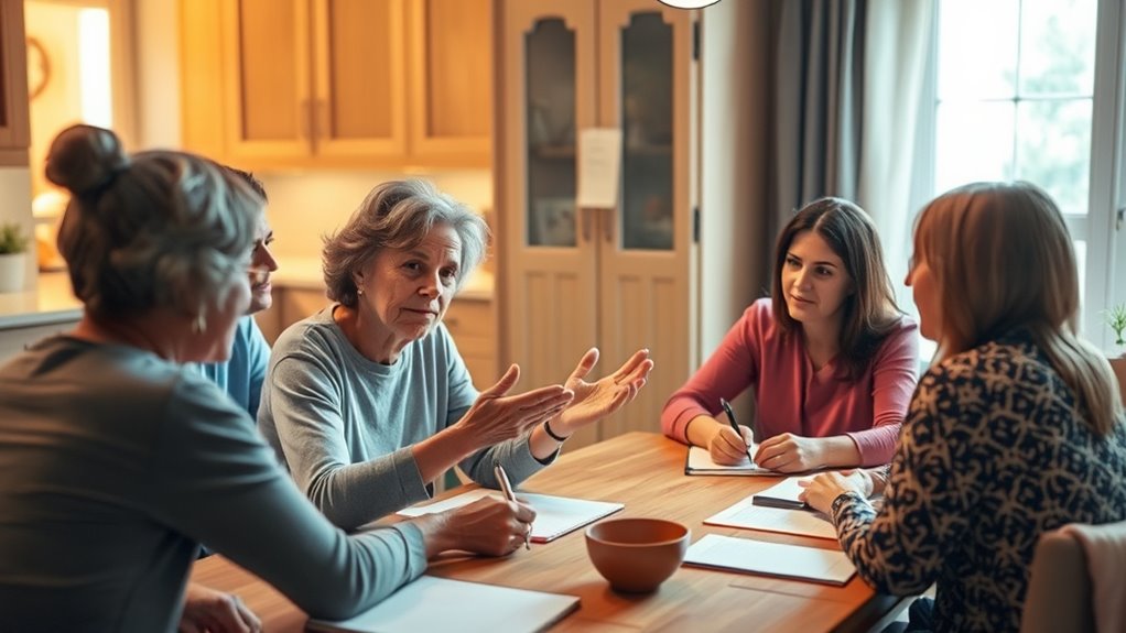 clear open caregiving communication