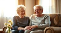 enjoying caregiving moments