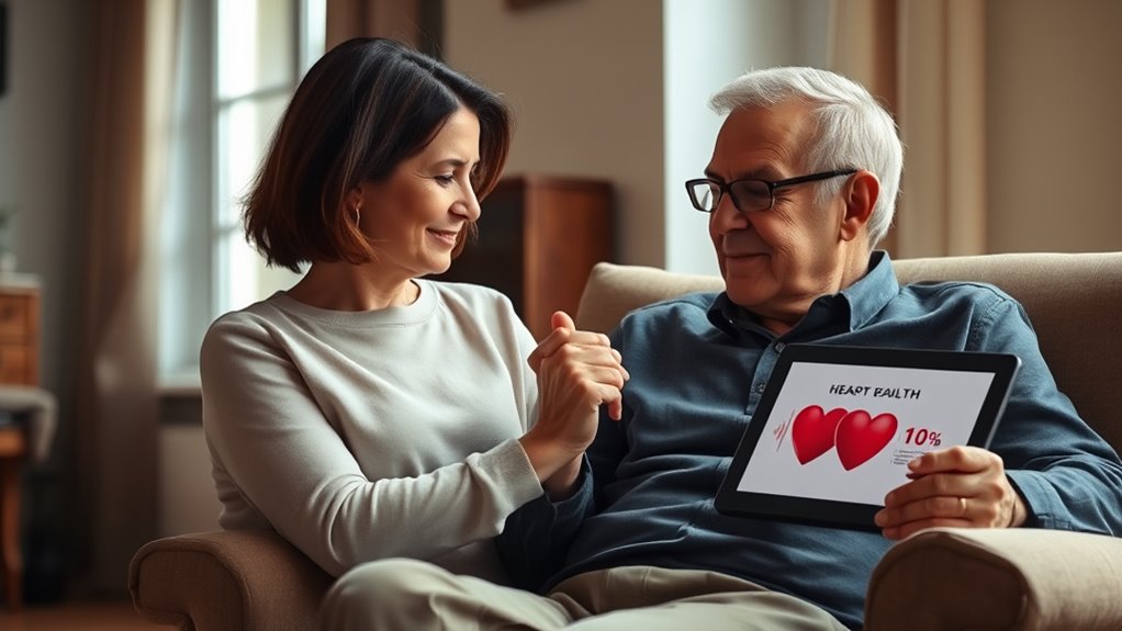 family support improves heart health