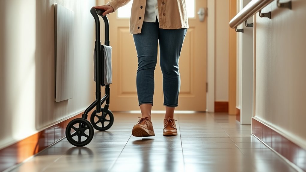 proper footwear and assistive devices