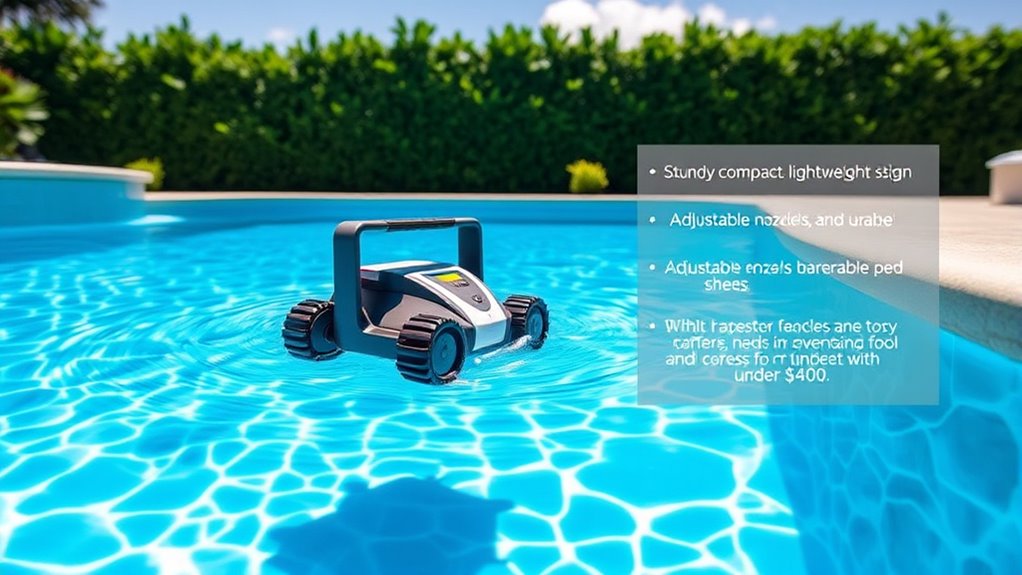 pool cleaner compatibility and durability