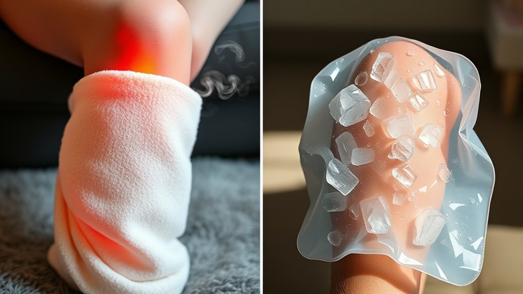 alternate heat cold therapy