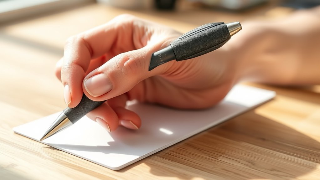 choose comfortable writing tools