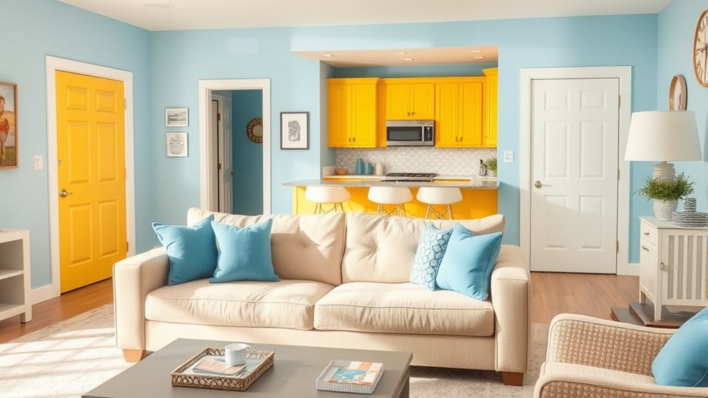 color choices enhance space functionality