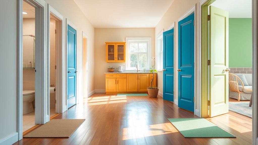 color coded room identification