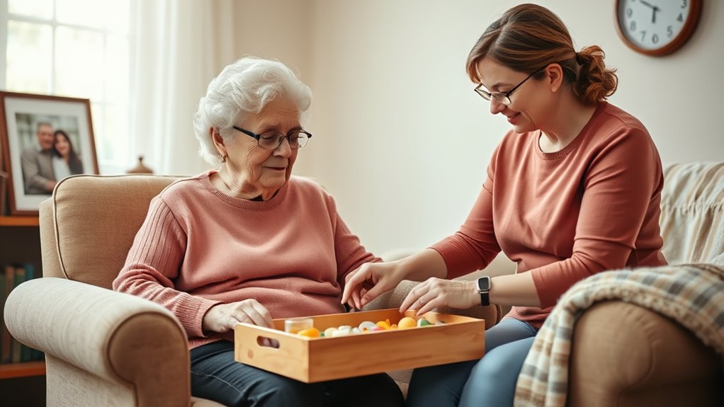 consistent routines reduce agitation