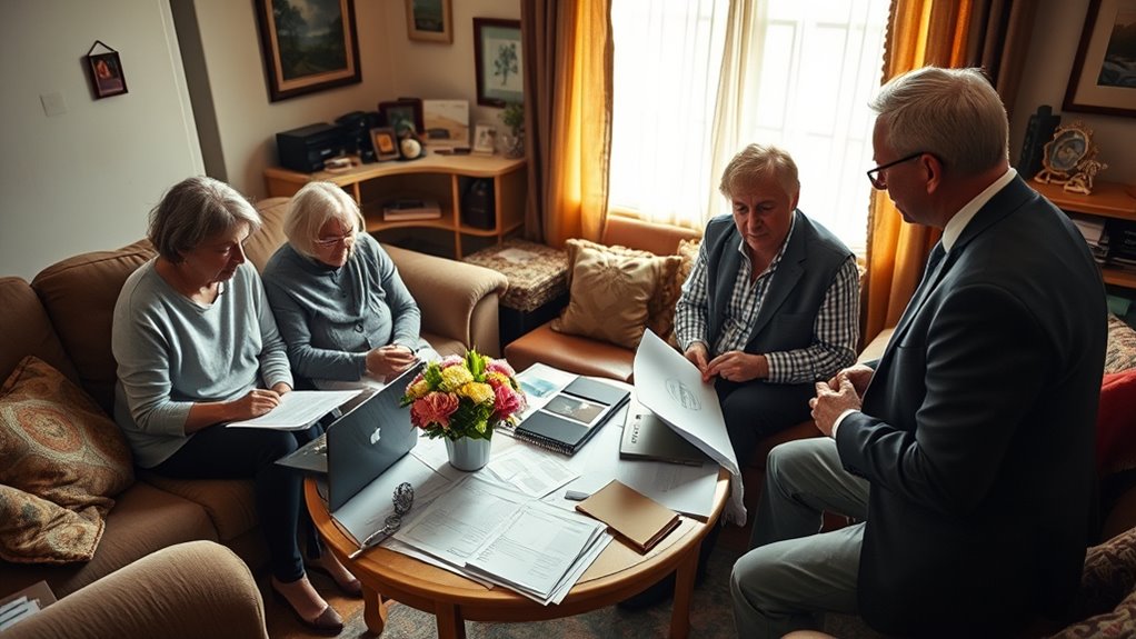 coordinate funeral support services