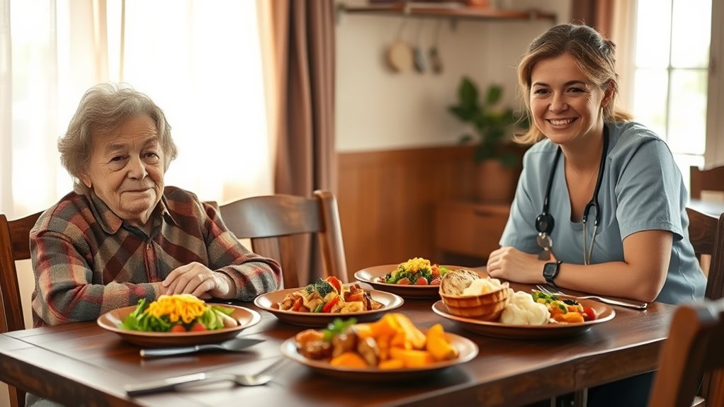 create calm familiar mealtimes