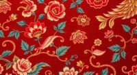 elegant floral silk carpets