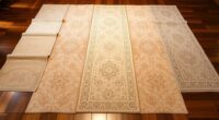 elegant neutral silk carpets