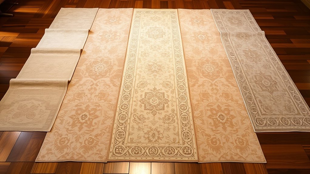 elegant neutral silk carpets