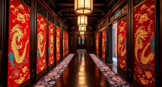 elegant palace hallway runners