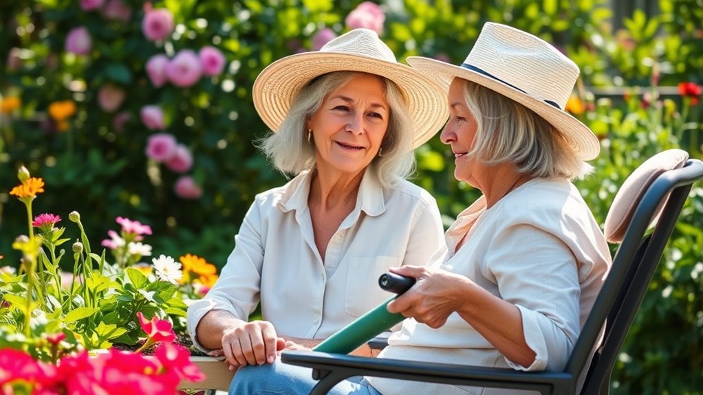 establish consistent gardening routine