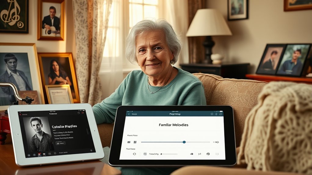 familiar songs create comfort