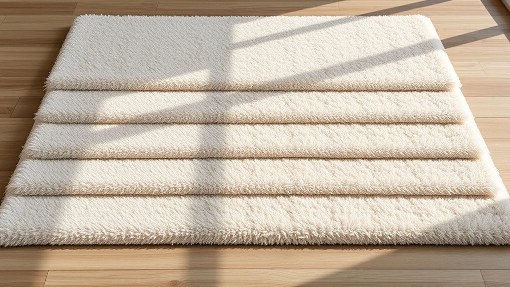 hypoallergenic soft silk carpets