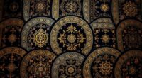 luxury black gold silk rugs