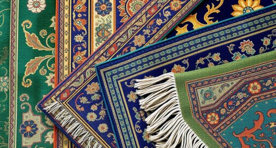 luxury durable silk rugs